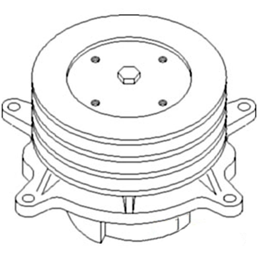 Water Pump Fits New Holland Replaces 2W1225