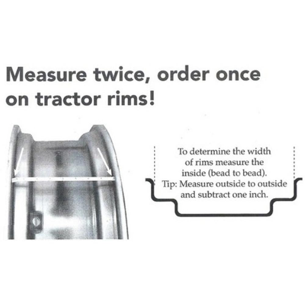 Rim D125223 Fits Case-IH Tractors 580B 580C 580D 580E 580K 580SK