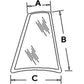 Cab Glass Rear Quarter RH Fits Case IH 570LXT 580L 580M 580 Super L 580 Super M