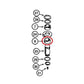 D135559 Bushing, Lower Swing Tower Pivot, Bottom - Fits Case 580K