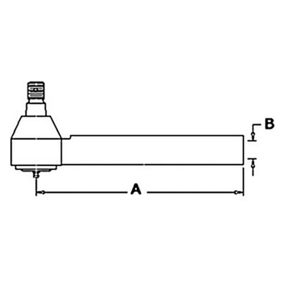 WN-126145A1-PEX Tie Rod, Outer Fits International/CaseIH 5120 5130 5140 5220