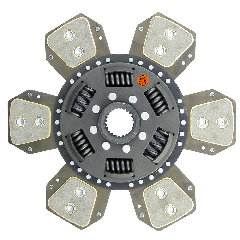 12-1/4" Transmission Disc, 6 Pad, w/ 1-9/16" 24 Spline Hub