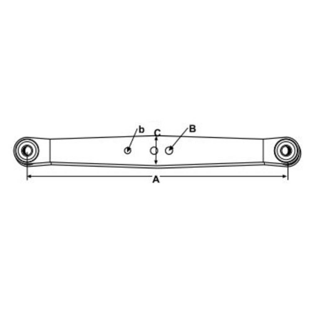 Lower Lift Arm Fits Ford/New Holland Replaces C7NN555C