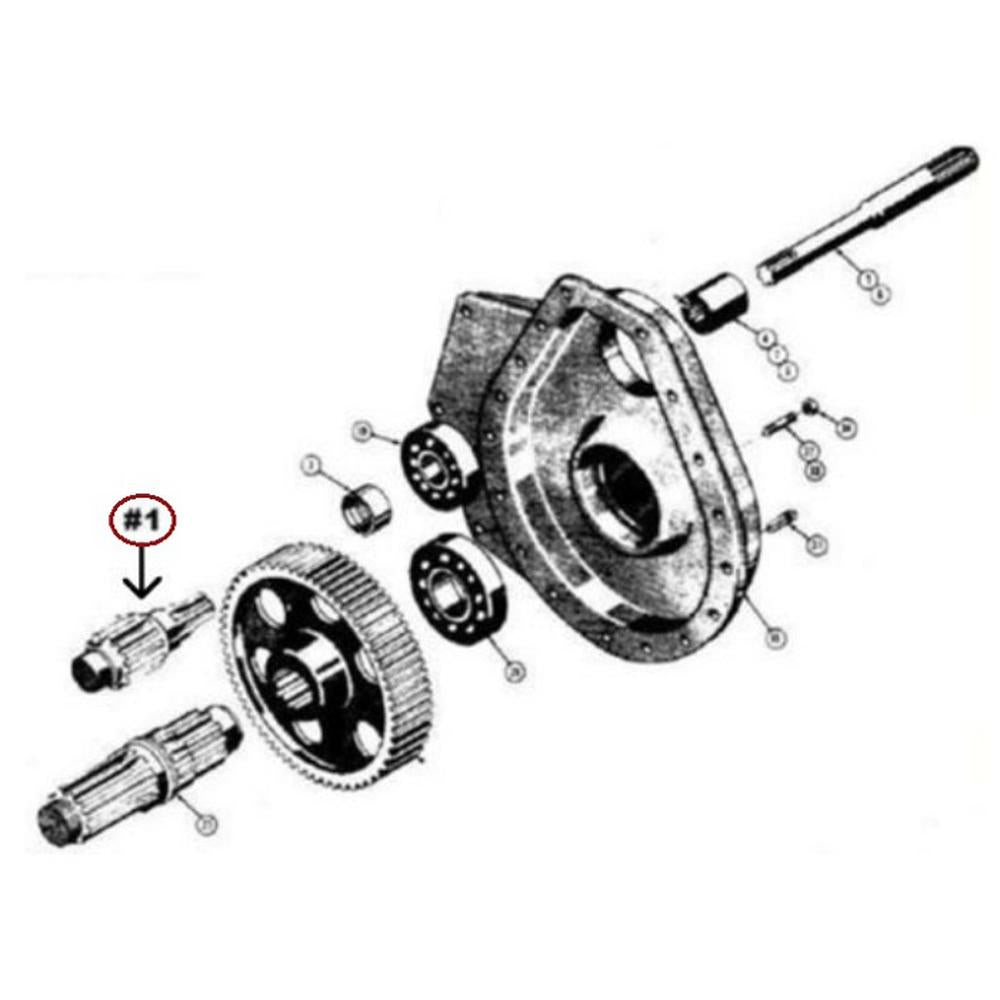 Pinion Fits Case/International Harvester Replaces D31514