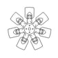 7 Blade Fan Fits Ford/New Holland Replaces 81829494