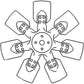 Cooling Fan - 7 Blade Fits Ford 7700 7710 7600 5610 6600 5600 6710 6700 6610