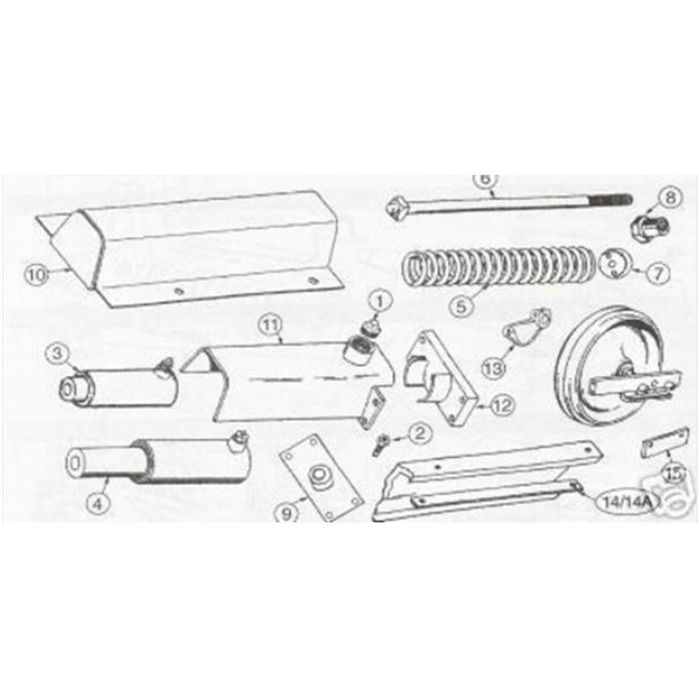 D42202 Track Adjuster Assembly Fits Case Dozer 310 310G 350