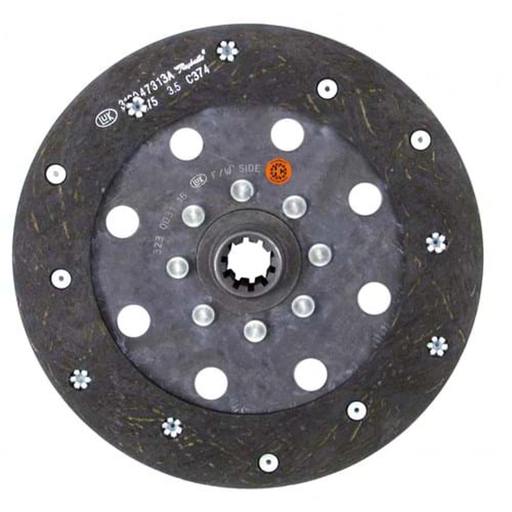 D4378789N 9" PTO Disc, Woven, w/ 1" 10 Spline Hub - Fits Deutz