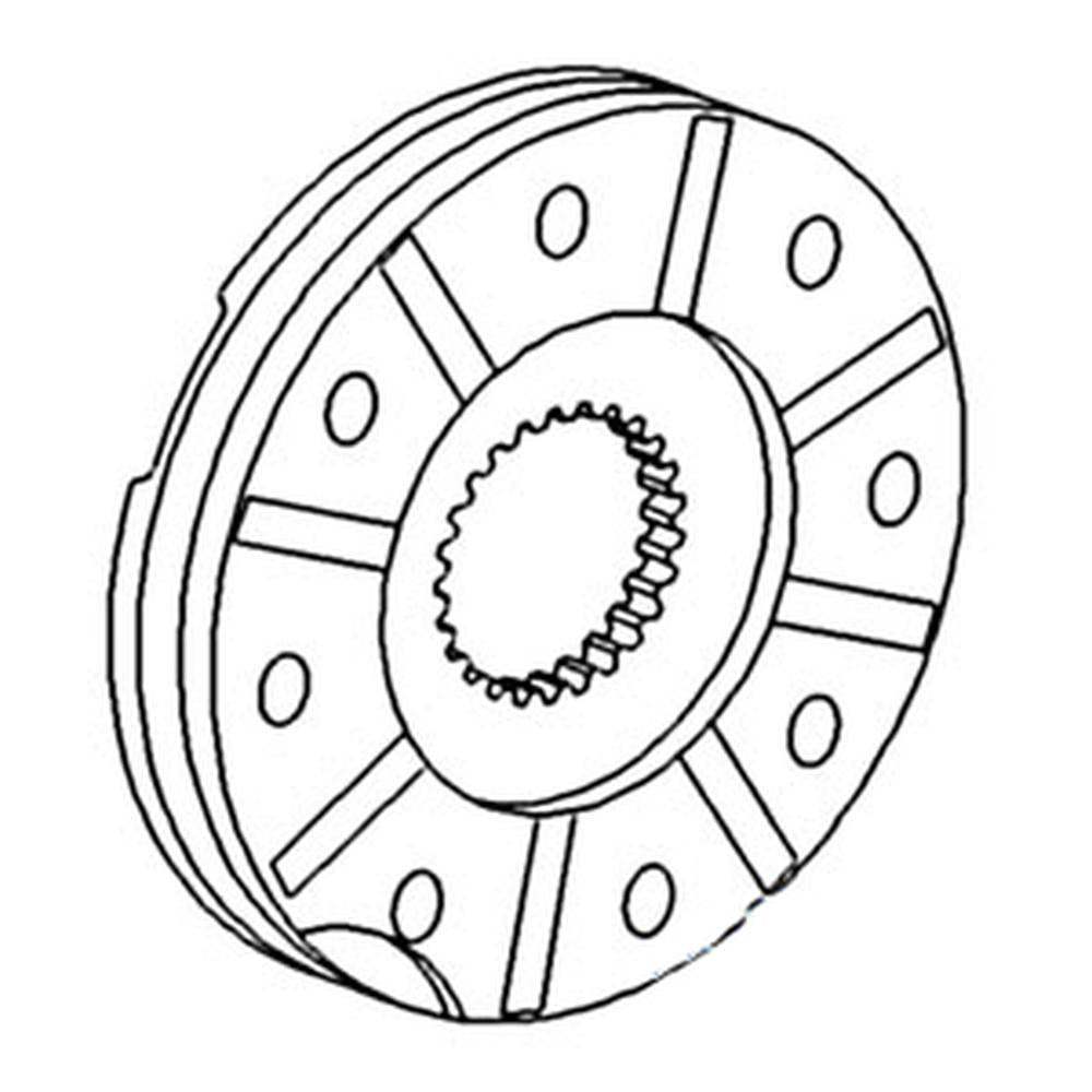 D5NN2N625A Brake Disc Fits Ford New Holland Tractor 231 233 234 333 335 340