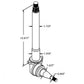 D5NN3105F Spindle R/H Fits Ford 5700, 6700, 7700, 6710, 7710, 7810, 8210