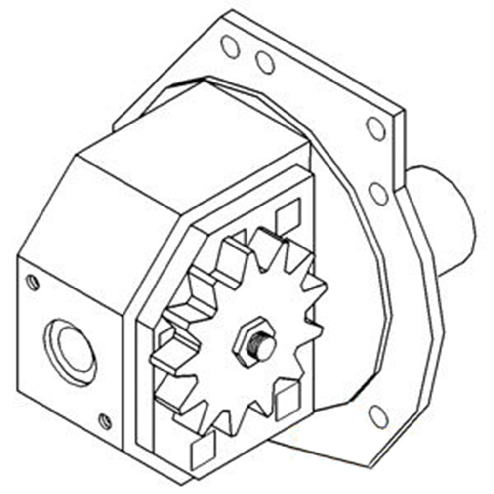 D5NN600C NEW Hydraulic Pump Fits Ford Tractors 8000, 8600, 8700, 9000, 9600 9700