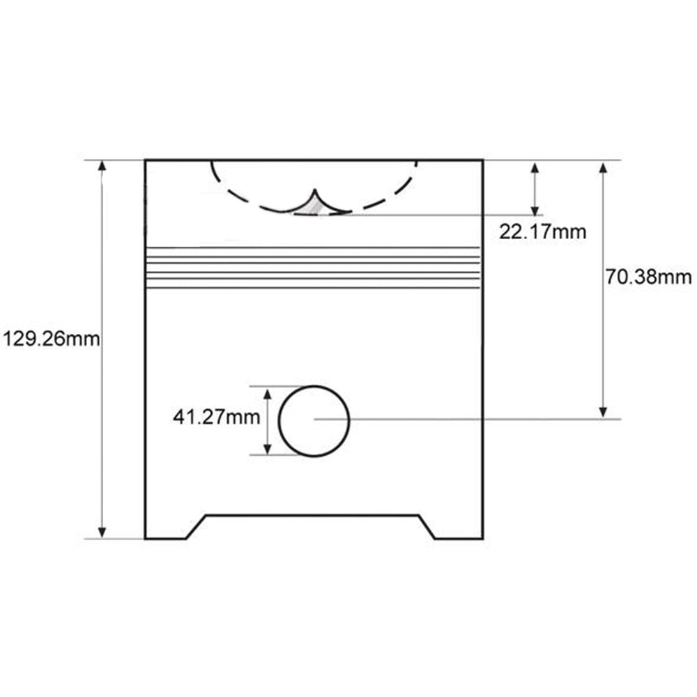 Standard Piston Fits Ford/New Holland Replaces 31P37