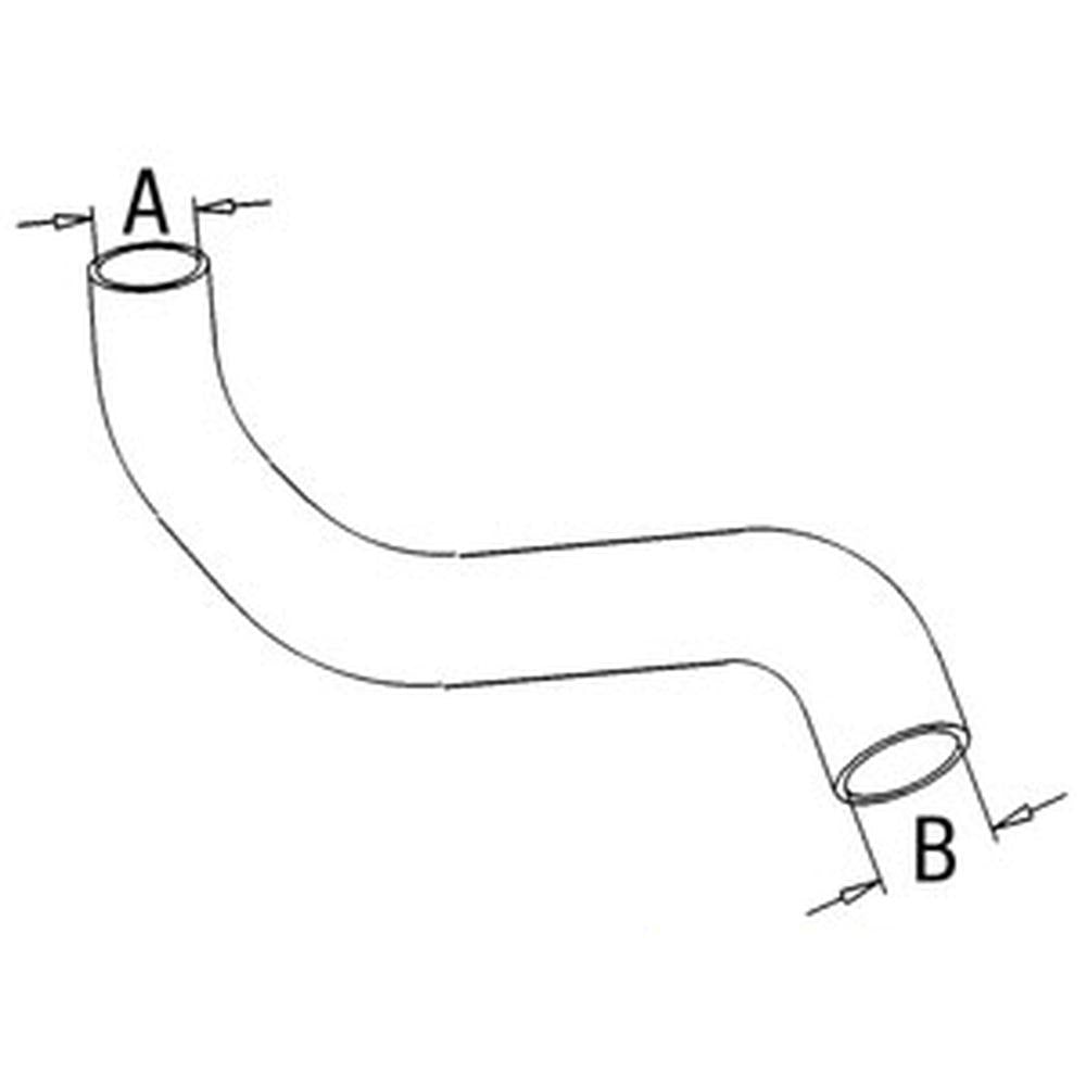 D6NN8286C Bottom Lower Radiator Hose Fits Ford Tractor 8000 8700 9000 9700