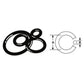 D7NN3D587A Power Steering Pump Reservoir O-ring Fits Ford Tractors