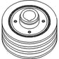 Crankshaft Dampener Pulley Fits 276 II 276V 7910 8210 8530 8630 8730 8830 9700