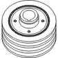 Crankshaft Dampener Pulley Fits Ford TW25 8210 9700 TW5 7910 fits Versatile
