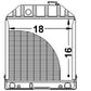 Radiator Fits 2000 231 233 250C 3000 333 335 340 340A 340B 4000 420 445 445A 450