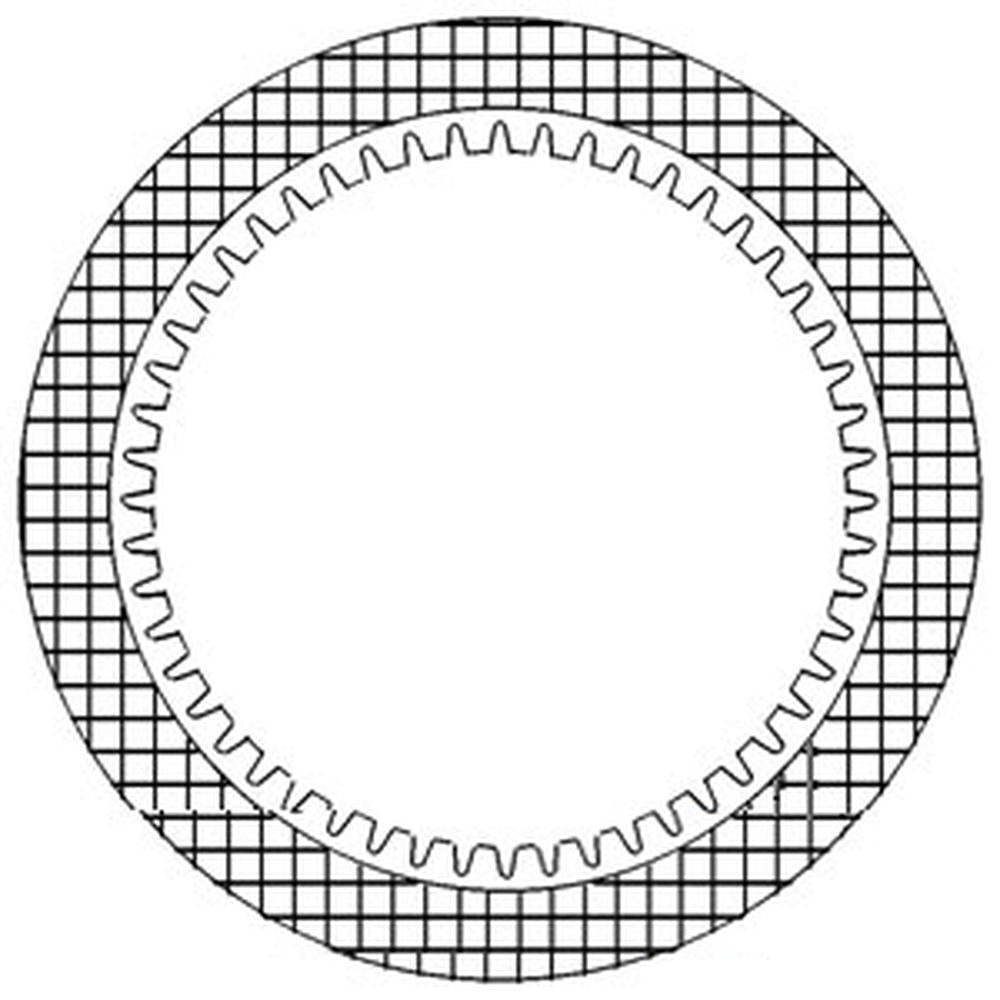 C9NNP743D New PTO Disc with Internal Teeth Brass Fits Ford 5000 5100 5200 7000