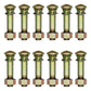 Qty 12: Wheel Stud w/ Washer & Nut  Fits Massey Ferguson Replaces 377749X1