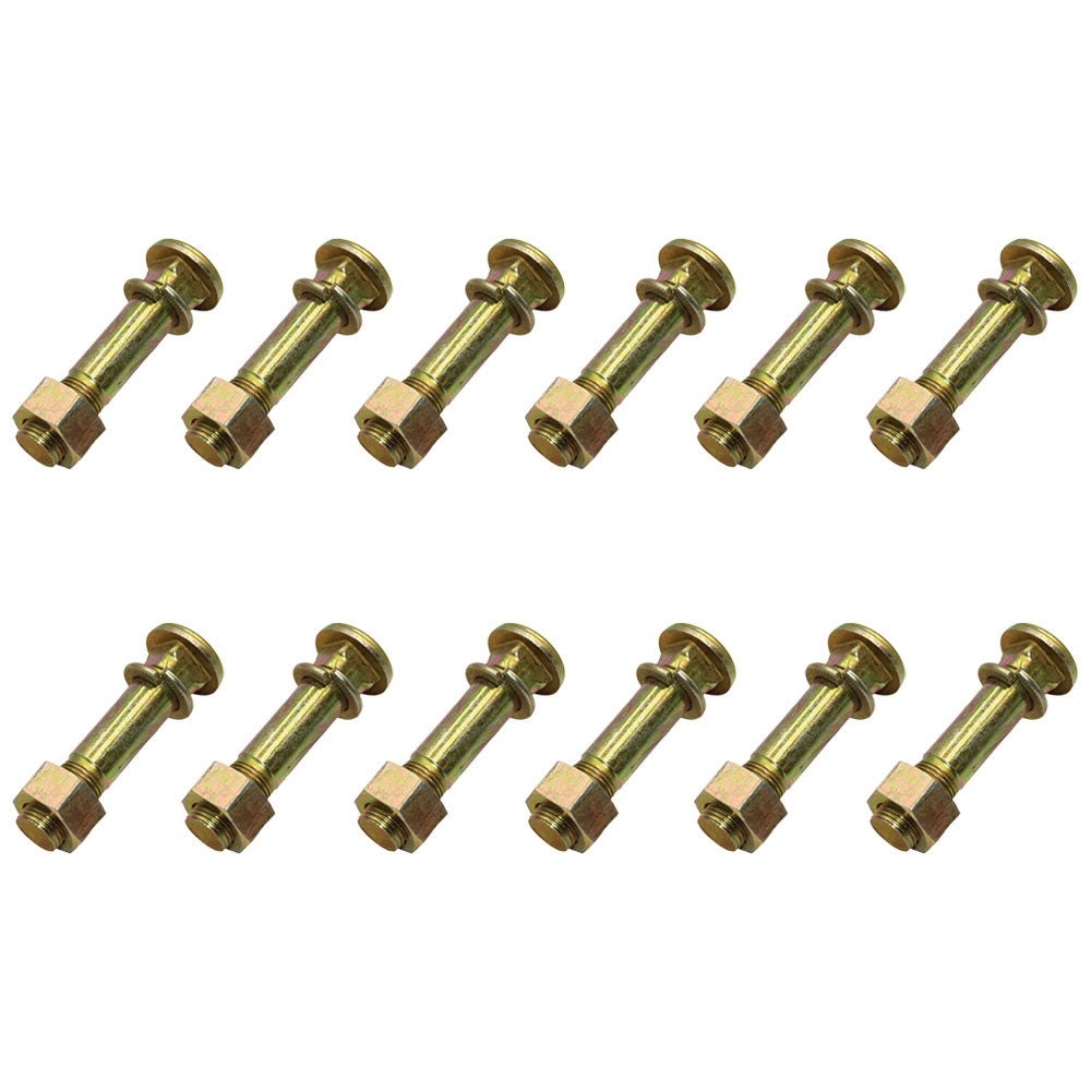 Qty 12: Wheel Stud w/ Washer & Nut  Fits Ford/New Holland Replaces 370938S36