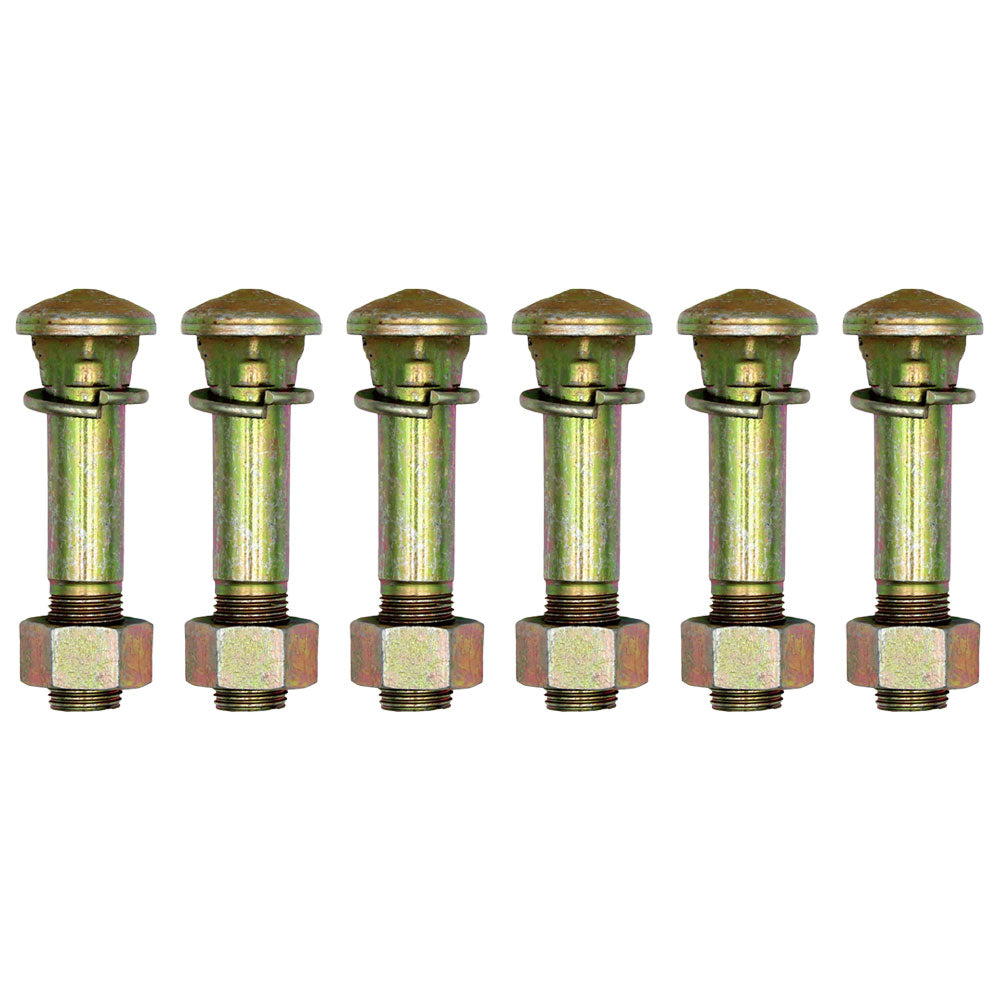 Qty 6: Wheel Stud w/ Washer & Nut Fits Ford/New Holland Replaces 370938S36