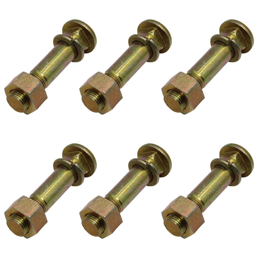 Qty 6: Wheel Stud w/ Washer & Nut Fits Massey Ferguson Replaces 377749X1