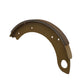 81877080 1-Piece Brake Shoe Set with Lining Fits Ford 531 2000 3 cylinder 2100