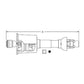 Driveline Shaft Fits John Deere Round Baler 466 566 Heston Fits Case