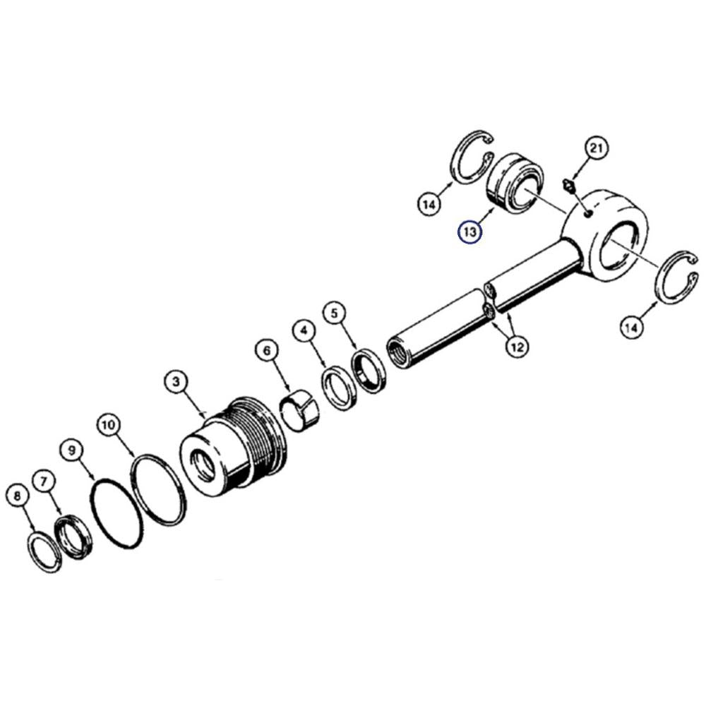 15-44 New Crawler Dozer Self Aligning Bushing Fits Case 1150E 1150G 1150H 1155E