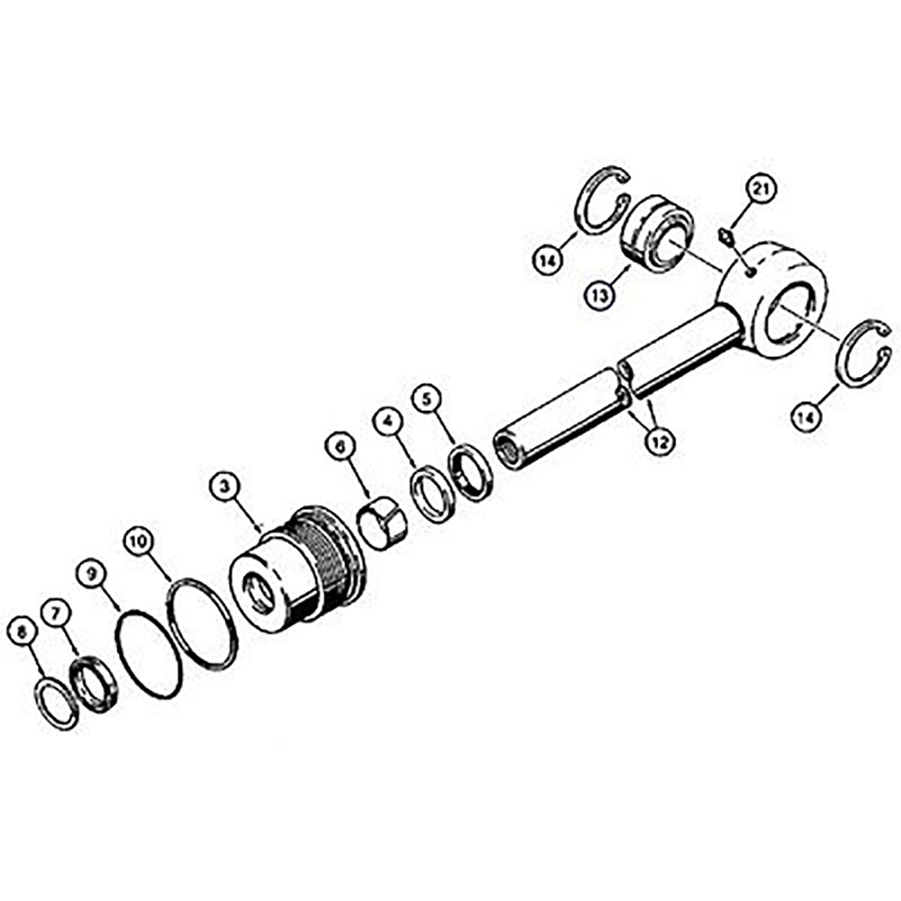 15-44 New Crawler Dozer Self Aligning Bushing Fits Case 1150E 1150G 1150H 1155E