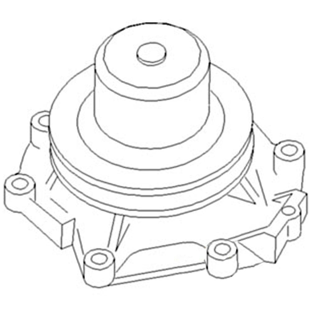 WN-DHPN8A513A-PEX Pump, Water Fits Ford/New Holland A66 9000 9600