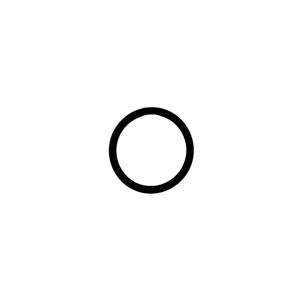 DIN3869-M27X2 Connector Profile Ring M27 x 2 NBR 85 Shore A (Black Finish)