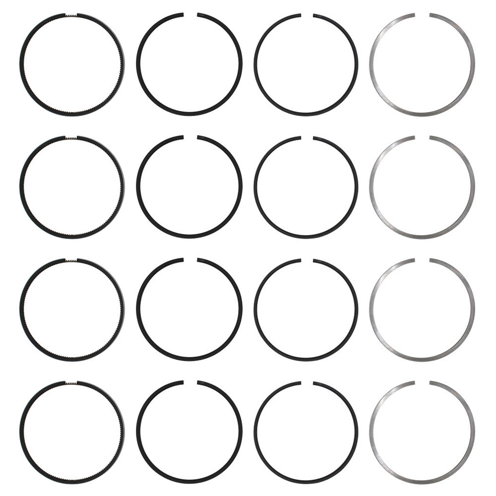 Qty 4: Piston Ring Set (.030) Fits Ford/New Holland Replaces 3917469