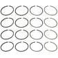 Qty 4: Piston Ring Set (.030) Fits Ford/New Holland Replaces 3917469