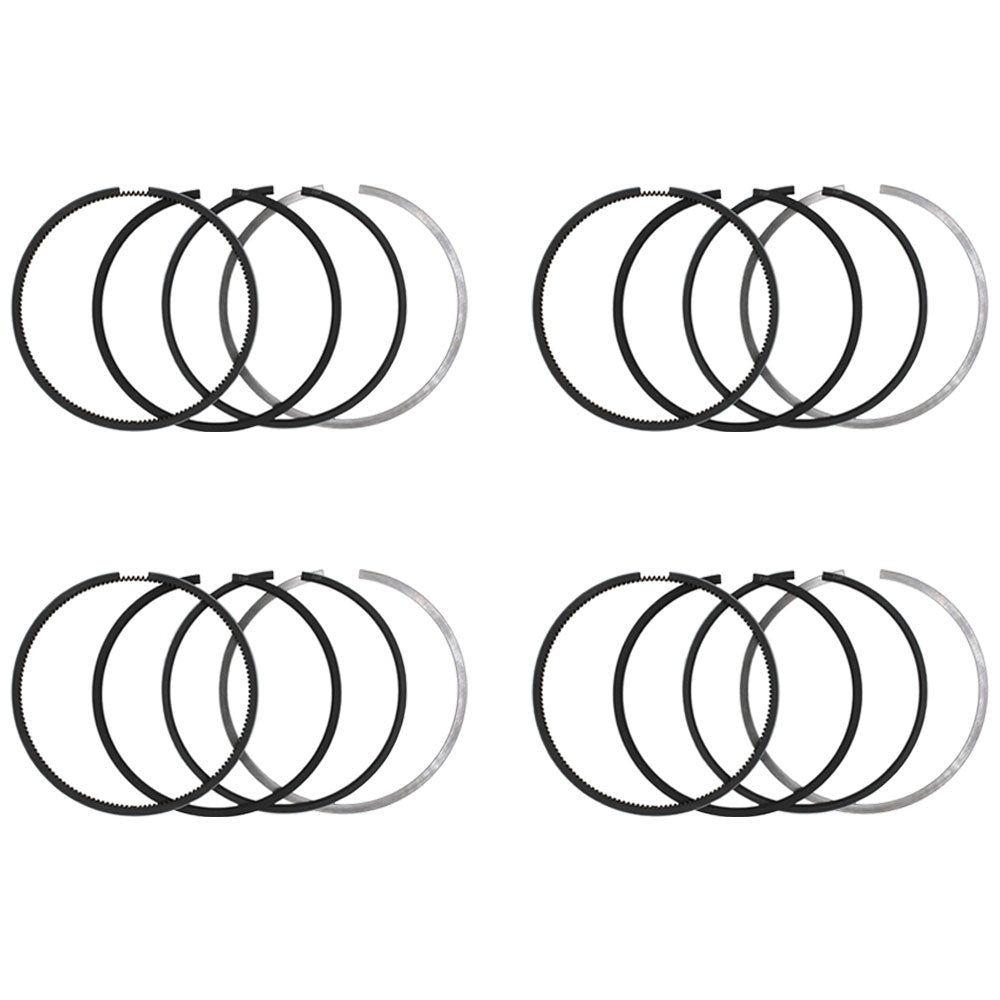 Qty 4: Piston Ring Set (.030) Fits Ford/New Holland Replaces 3917469