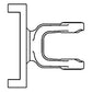 Limiter Yoke for Hardee T160LT T160LTO T166LTO T172LT T172LTO Rotary Cutter