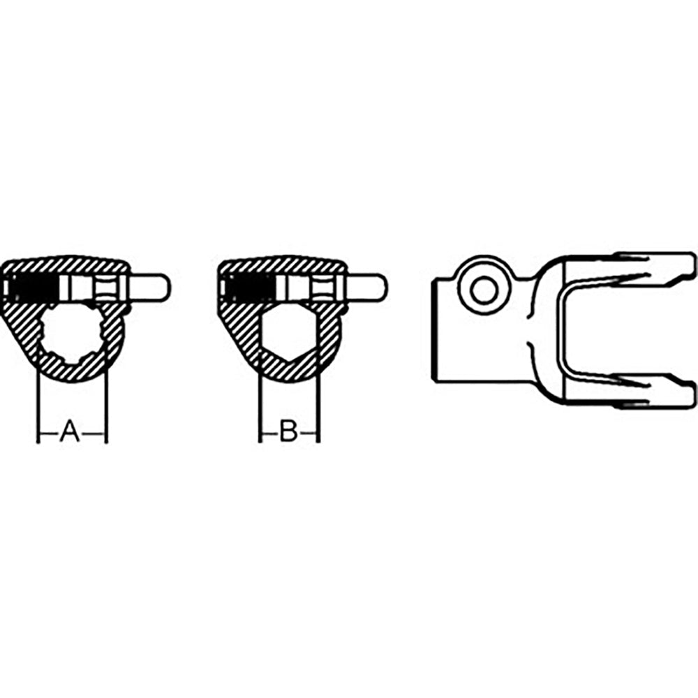 A-102-1418-AI Quick Disconnect Tractor Yoke