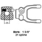 1-3/8" 21 Spline Tractor Quick Disconnect Yoke 55N Series 102-5521