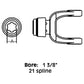 1-3/8" 21 Spline Tractor Quick Disconnect Yoke 55N Series 102-5521