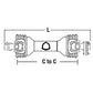 CS43518 New Bondioli & Pavesi Driveline w/ Shear Bolt Clutch 100 Series: Size 4