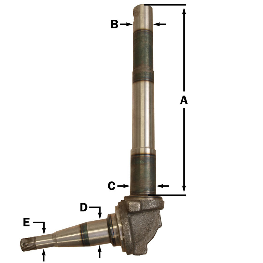 Spindle - LH Fits Ford 2310 2610 2910 3610 3910 4110 4410 4610 E0NN3106AA