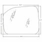 Glass E0NN9400246BA Fits Ford New Holland 7710 7810 7910 8000 8210 8700 9000