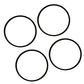 Qty 4: Liner Seal Fits JCB Replaces 98800159