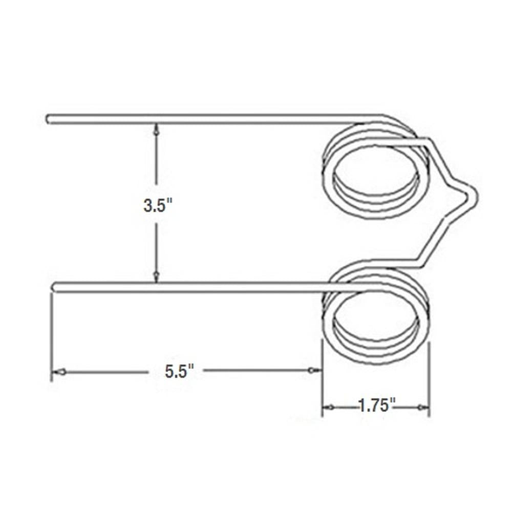 E37596 Fits John Deere Rake Tooth 1207 1209 1214 183 220 385 480 483