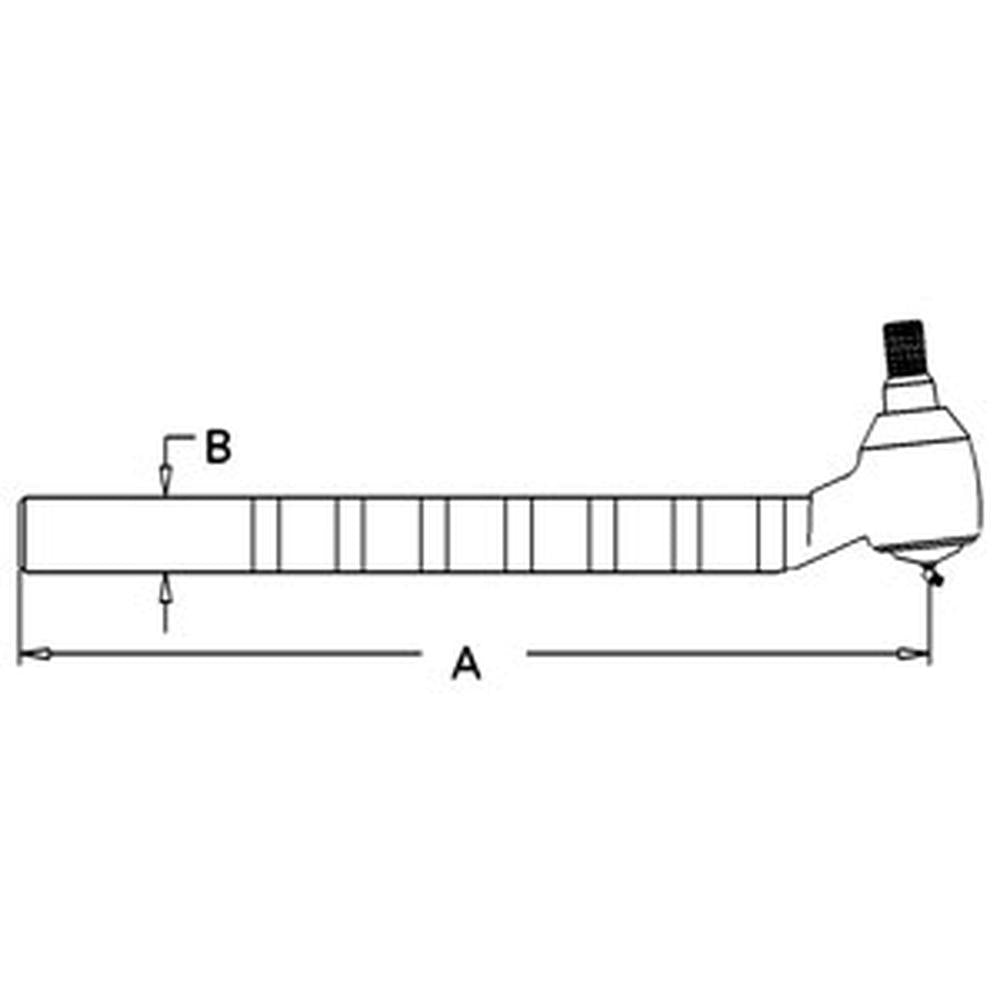 Outer Tie Rod Fits Ford/New Holland Replaces 83957771