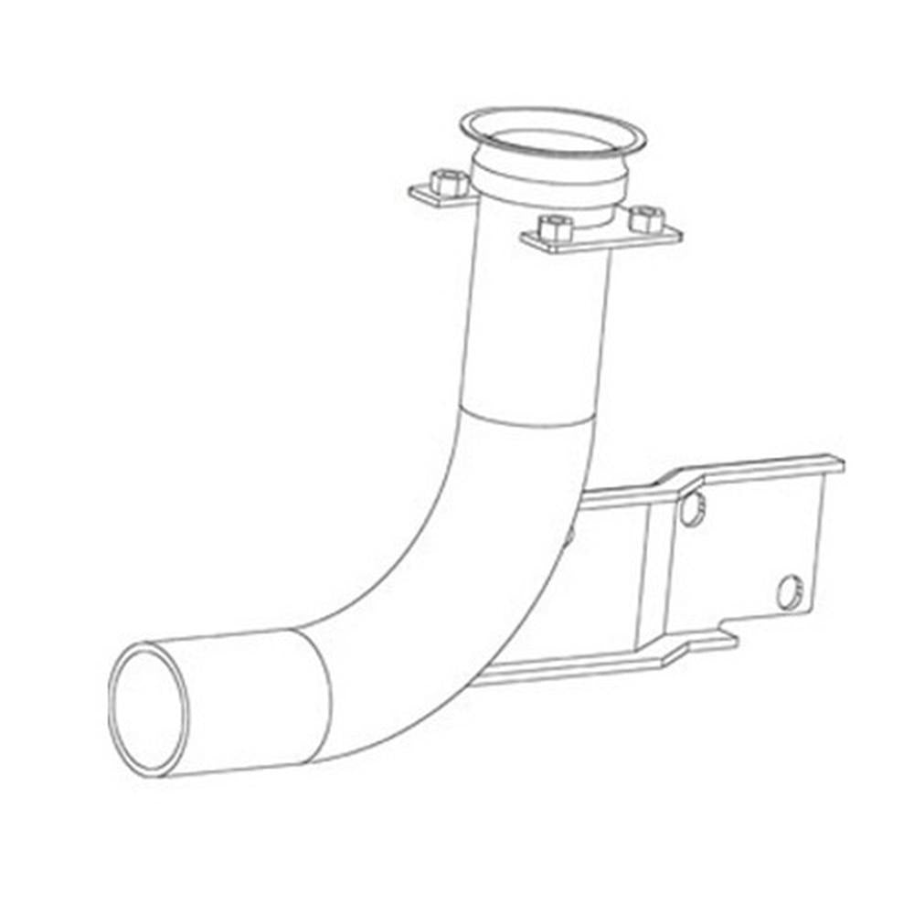 E3NN5246BA11B Exhaust Elbow Fits Ford Tractor 7610, 750, 755, 755A, 755B