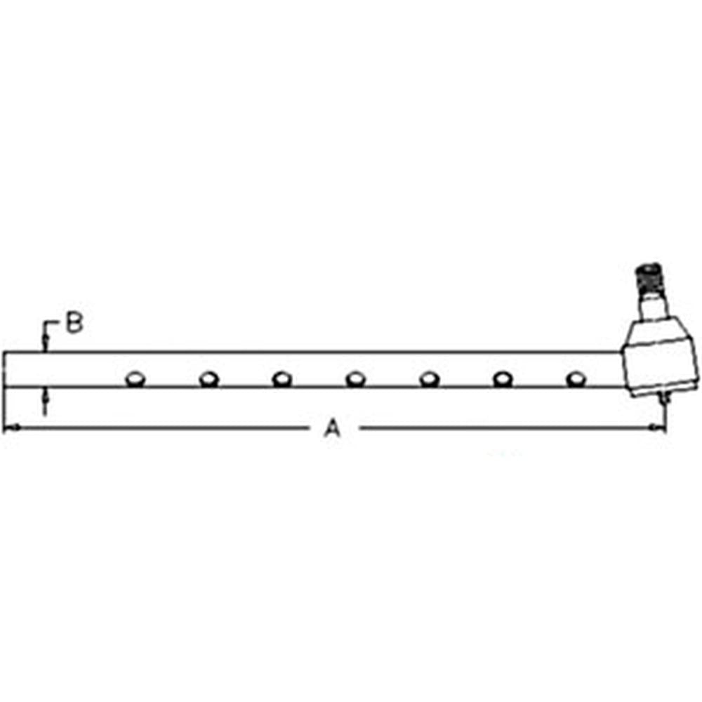 Tie Rod Fits 3230 3430 3930 4130 4630 4830 5030 E7NN3278AA E7NN3278AA-A