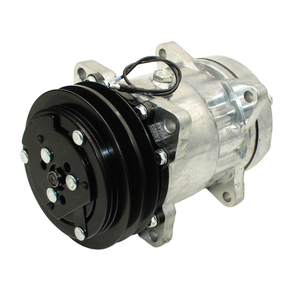 E8NN19D629AA Compressor Sanden Style Fits Ford/New Holland 7110 7740 ++ Tractors