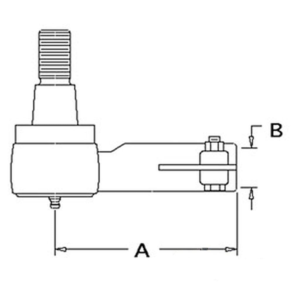 Tie Rod End Fits Ford/New Holland Replaces 81864100