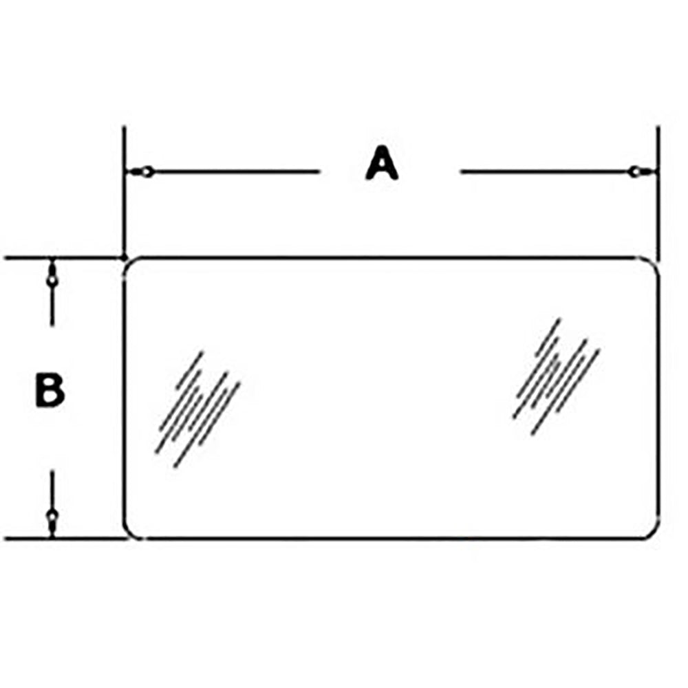 E9NN9442036AA Lower Rear Glass Fits Ford/NewHolland 5640 6640 7740 7840 8240 834